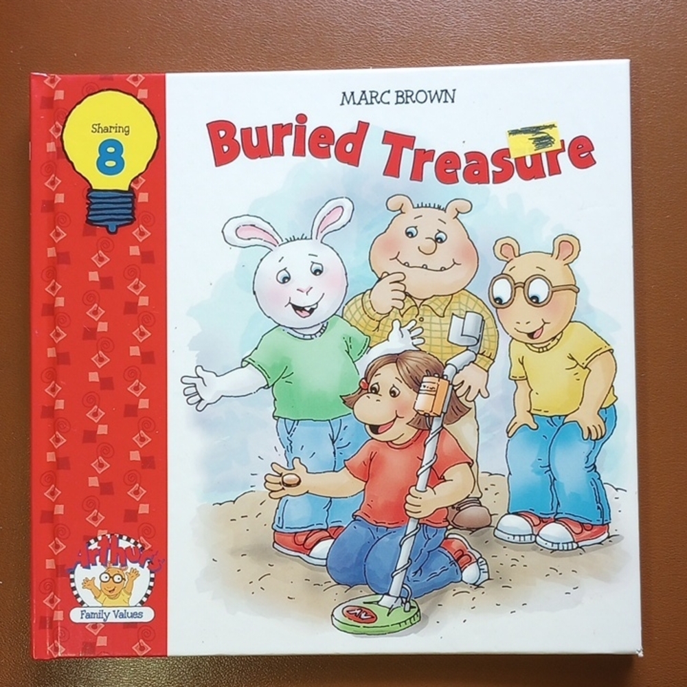 NWT Buried Treasure Hardcover Arthur Book. Volume 8 Sharing